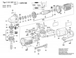 Bosch 0 601 337 442 GWS 500 Angle Grinder 240 V / GB Spare Parts GWS500